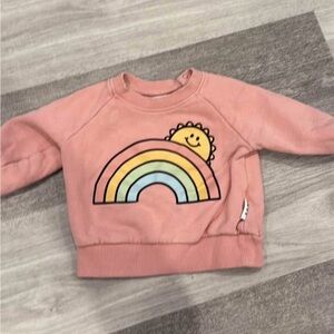 Huxbaby Pink Rainbow Kids Sweatshirt